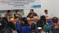 Kegiatan sosialisasi dan hasil inventarisasi itu di hadapan masyarakat Desa Ambar Halim, Kecamatan Pintu Pohan Meranti dan Kecamatan Parmaksian, Kabupaten Toba, Sumut.