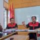 KETUA Umum DPP F Serbundo Herwin Nasution saat menggelar konferensi pers di Kantor DPP F Serbundo Komplek Wartawan Jl Beringin, Medan. Selasa (27/6/2023). Waspada/Yuni Naibaho