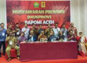 Prof Mustanir Pimpin Bapomi Aceh Periode 2023-2027