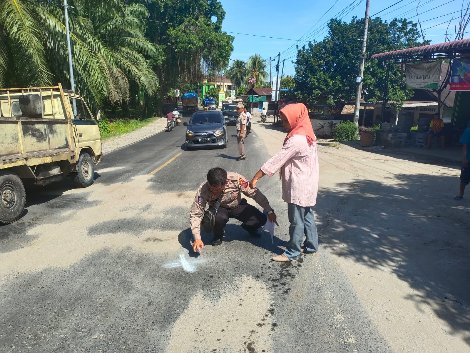 Wanita Asal Sergai Tewas Tertabrak Truk Di Kota Tebingtinggi