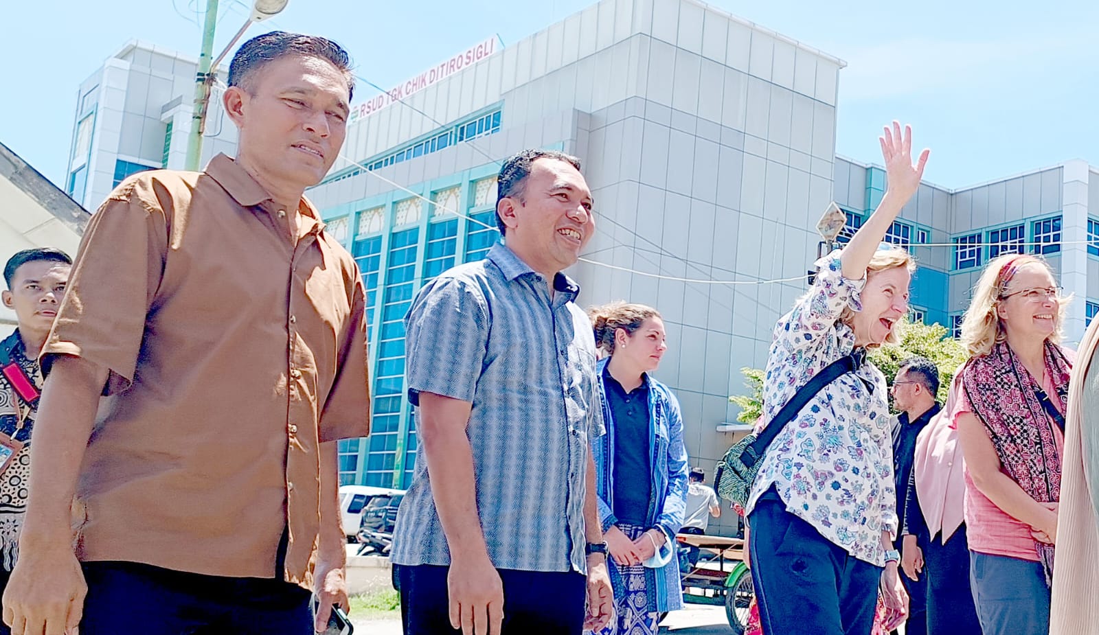 Mahasiswa Rhode Island University Kunjungi RSUD Tgk Chik Ditiro Sigli