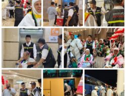 Calhaj Embarkasi Medan Kloter 1 Tiba Di Makkah, Seorang Sakit