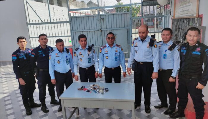 Lapas Lhokseumawe Razia Kamar Hunian Warga Binaan