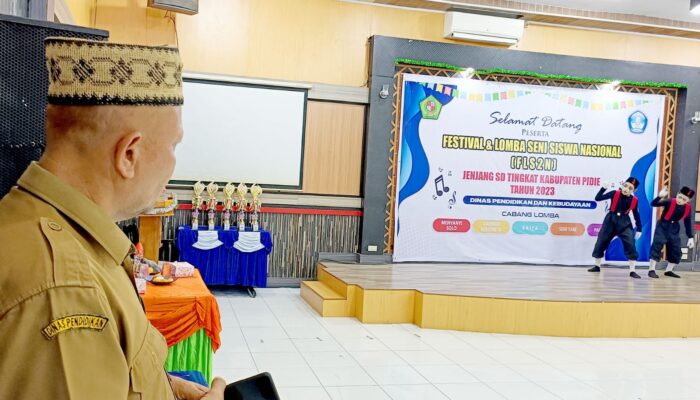 Disdikbud Pidie Gelar FLS2N Jenjang SD