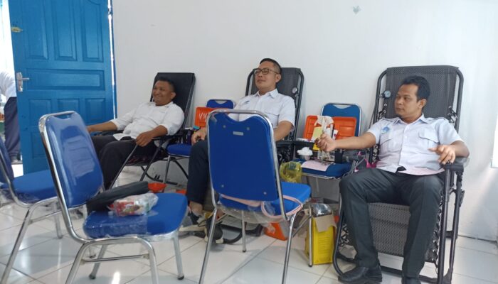 Perumda Air Minum Tirta Keumuneng Gelar Donor Darah