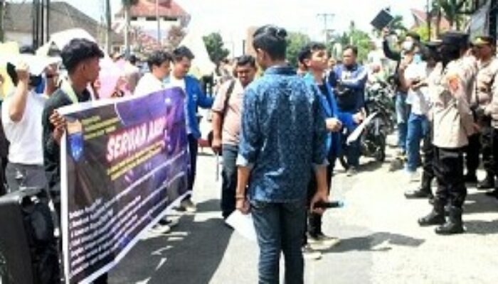 PMII Demo Kritisi Polres P. Siantar, Pemberantasan Narkoba Tebang Pilih