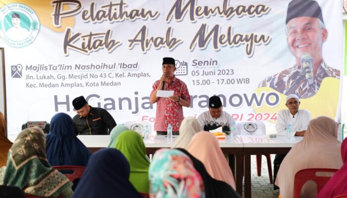 TGS Ganjar Sumut Lestarikan Aksara Arab Melayu Agar Tak Tergerus Zaman