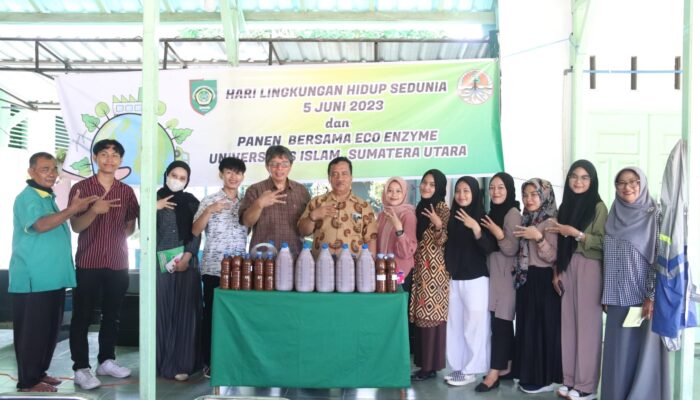 Peringati Hari Lingkungan Hidup, UISU Kampanyekan Pembuatan Eco Enzyme Dari Sampah RT