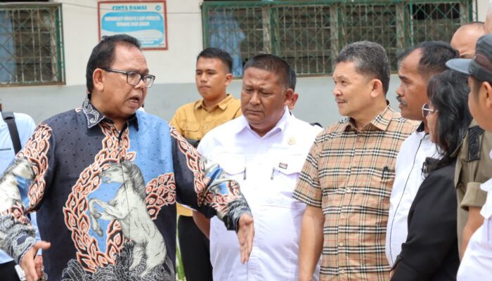 Baskami Kunjungi Proyek Pemprovsu Di Tanah Karo 