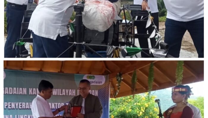 PT Pegadaian Korwil 1 Medan Serahkan TJSL Rp62 Juta Di Toba