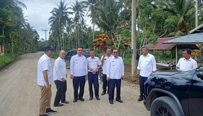 Pj Bupati Tinjau Perbaikan Jalan Pedalaman Nisam Antara