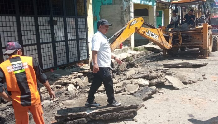 Sekda Aceh Tamiang Marah, Langsung Bereskan Drainase Di Kota Kualasimpang