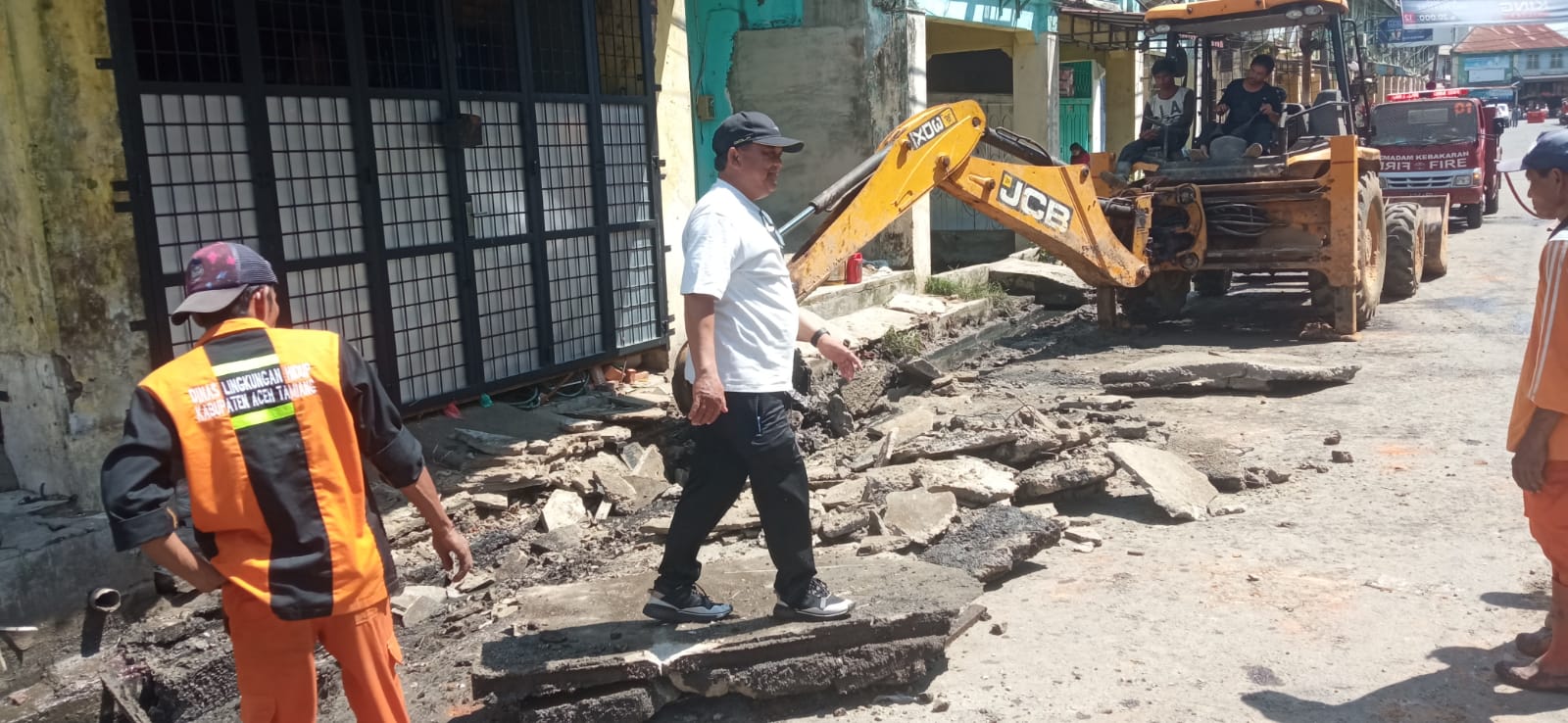 Sekda Aceh Tamiang Marah, Langsung Bereskan Drainase Di Kota Kualasimpang
