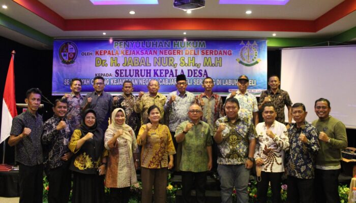 Kajari Deliserdang Beri Penyuluhan Hukum Di 4 Kecamatan