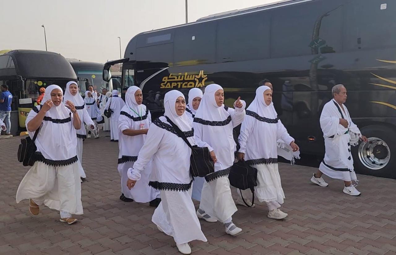 65.554 Jemaah Gelombang I Tiba Makkah