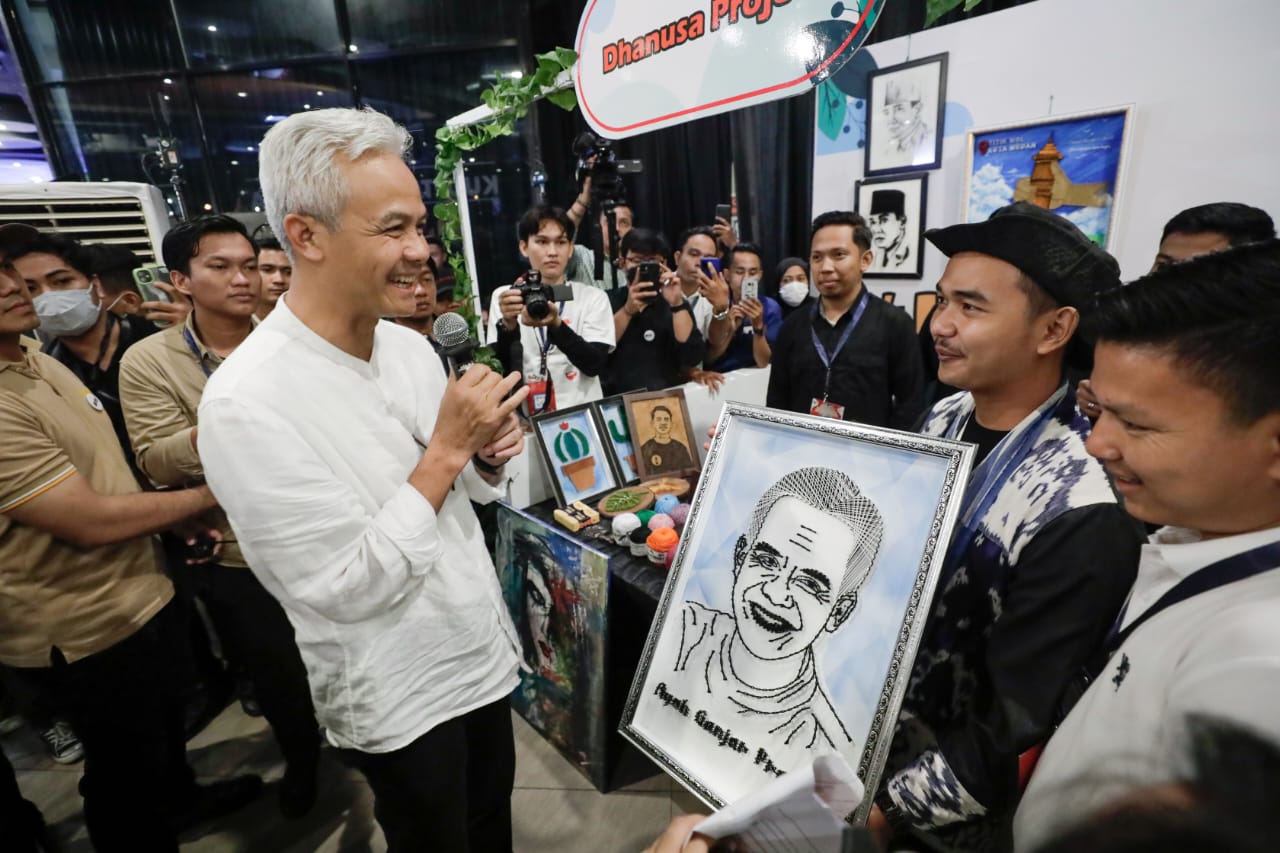 Ganjar Dorong Karya Gen Z, Milenial dan Influencer di Sumut Didaftarkan Hak Kekayaan Intelektualnya