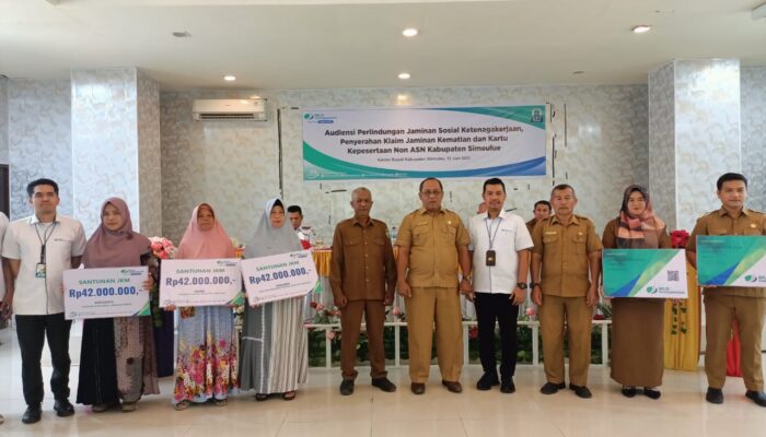 Pj. Bupati Ahmadliyah Daftarkan 2.486 Pegawai Non ASN Ke Jamsostek