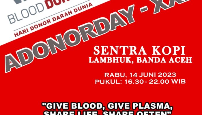ADO Ajak Warga Donor Darah