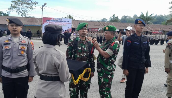 692 Personel Diturunkan Amankan Pilkades Serentak Kabupaten Taput