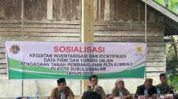 Sosialisasi Hasil Ukur Dan Inventarisasi Lahan PLTA Kumbih-3 Di Desa Lae Ikan