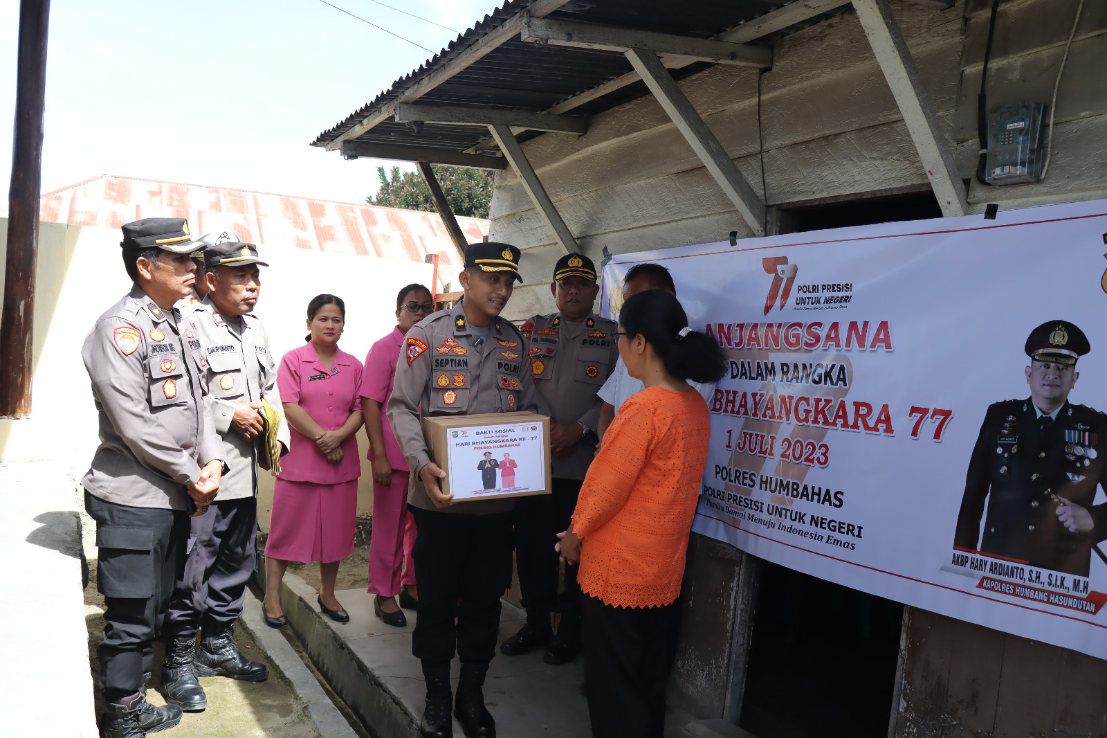 Polres Humbahas Giat Anjangsana