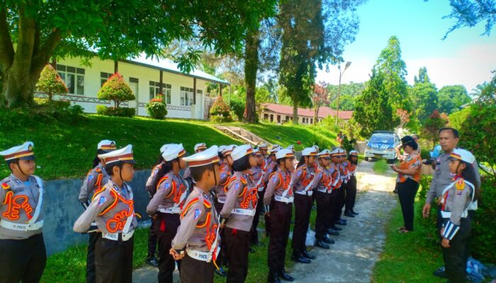 Sambut HUT Ke-77 Bhayangkara, Satlantas Polres Simalungun Pelatihan Pocil