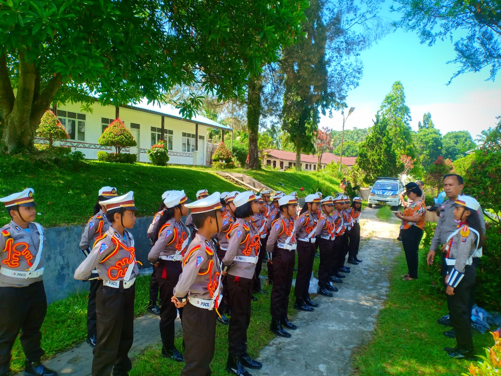 Sambut HUT Ke-77 Bhayangkara, Satlantas Polres Simalungun Pelatihan Pocil