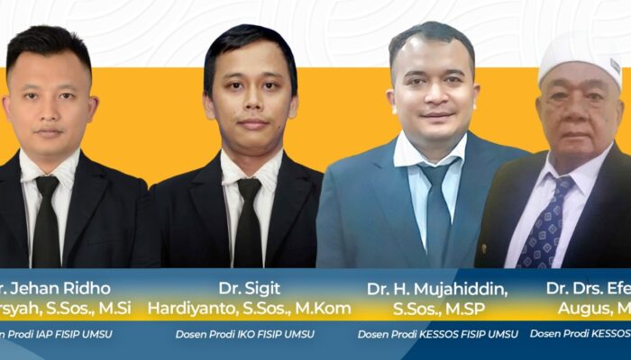 Dua Bulan, FISIP UMSU Tambah 4 Doktor Baru