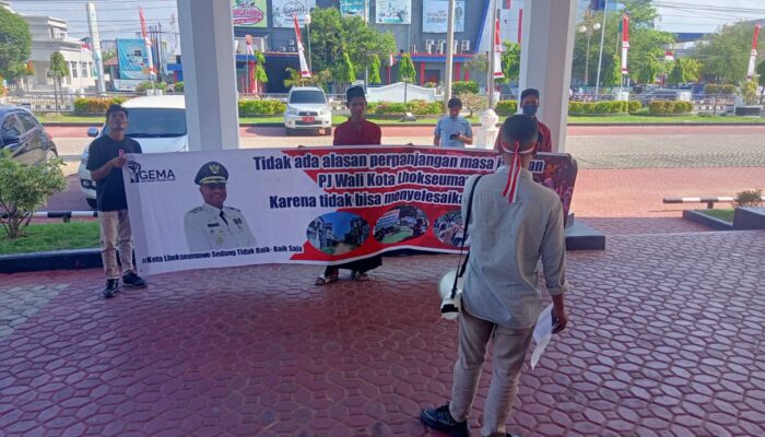 Gema Pertanyakan Kinerja Pj Wali Kota Lhokseumawe
