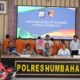 Kapolres Humbahas Paparkan  Penanganan Sejumlah Kasus