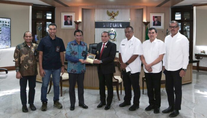 Perkuat Silahturahmi, GM PLN UID Sumut Kunjungi Gubsu