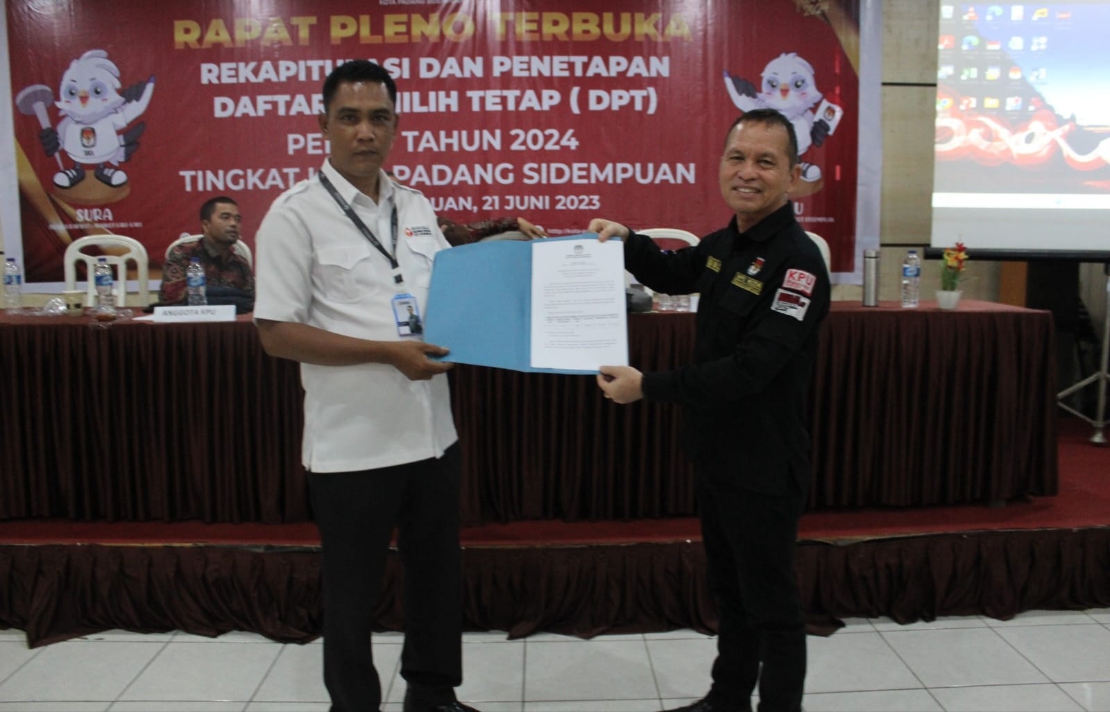 KPU Padangsidimpuan Tetapkan DPT Pemilu 2024 Sebanyak 161.204 Pemilih