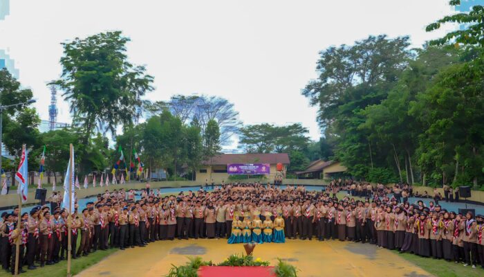 Seribuan Anggota Pramuka Ikuti Raimuna Medan Di Taman Cadika