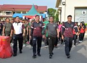 Olahraga Sinergitas TNI-PolriSambut Hari Bhayangkara