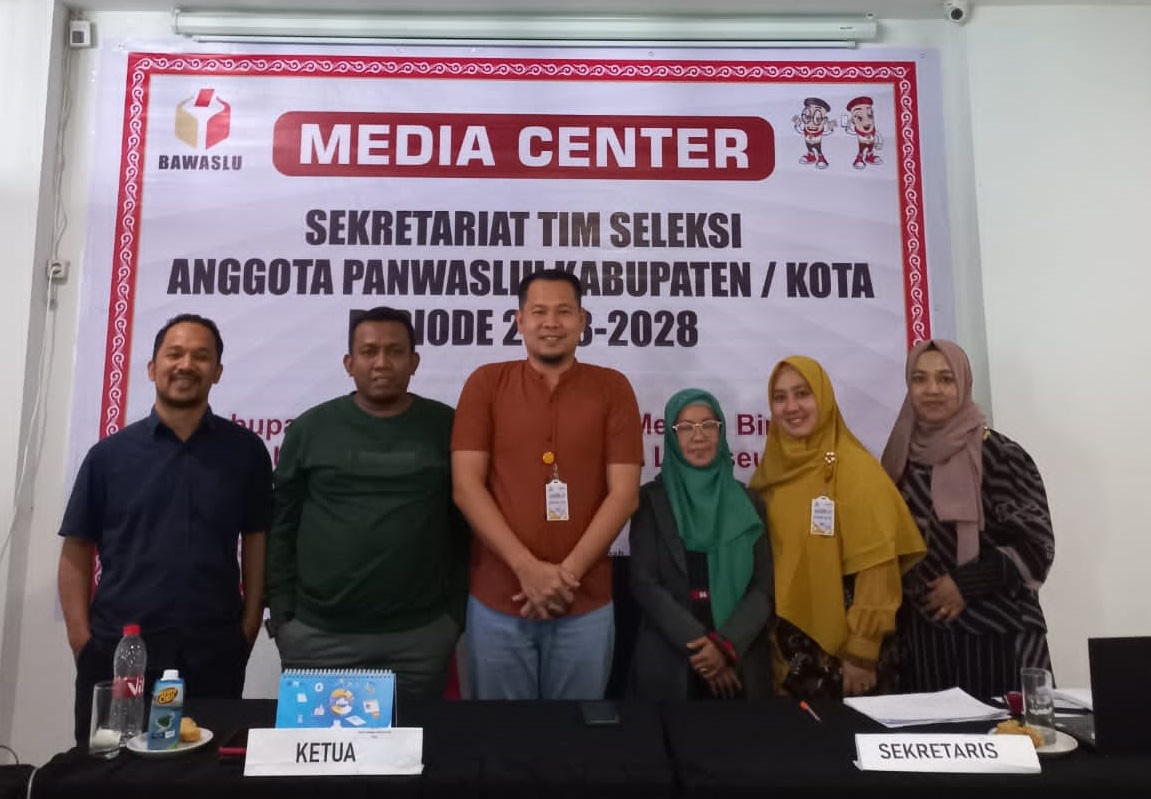 321 Pendaftar Lulus Administrasi Calon Panwaslih Zona II Provinsi Aceh