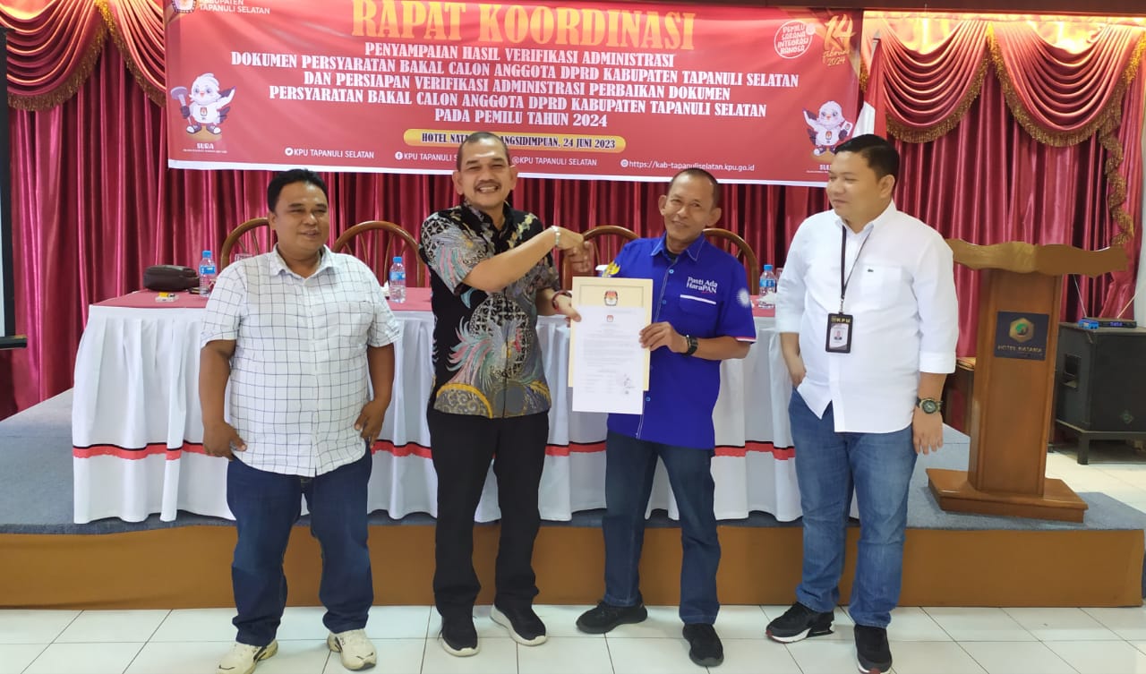 460 Orang Balon DPRD Tapsel Belum Memenuhi Syarat