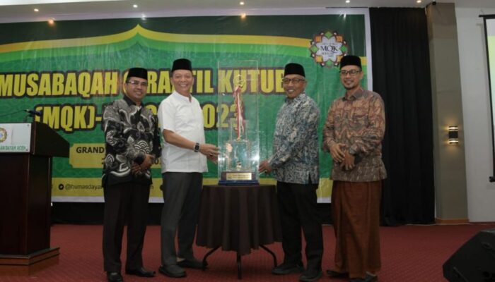 Pj Gubernur Tutup MQK Se-Aceh, Aceh Besar Juara Umum