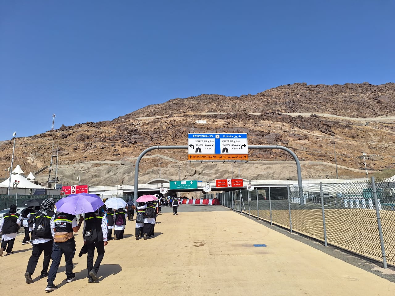 Tim Gabungan Siaga Jalur Jamarat Mina