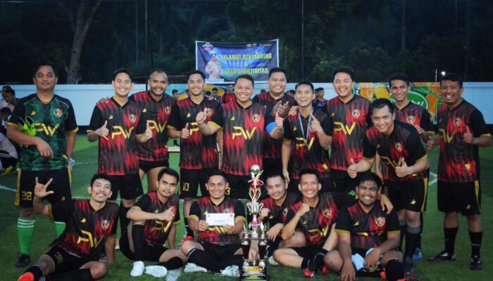 Tim Dit Krimsus Juara Turnamen Mini Soccer HUT Bhayangkara
