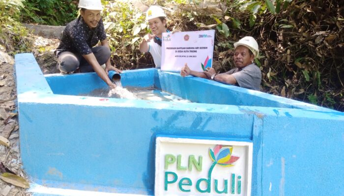 Program TJSL PLN Bantu Sarana Air Bersih Di Kuta Trieng Aceh Selatan