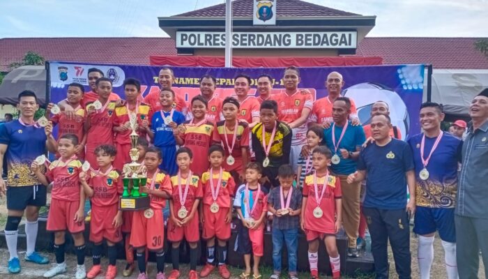 PS Polres Sergai Juarai Turnamen U-12 Kapolres Sergai Cup