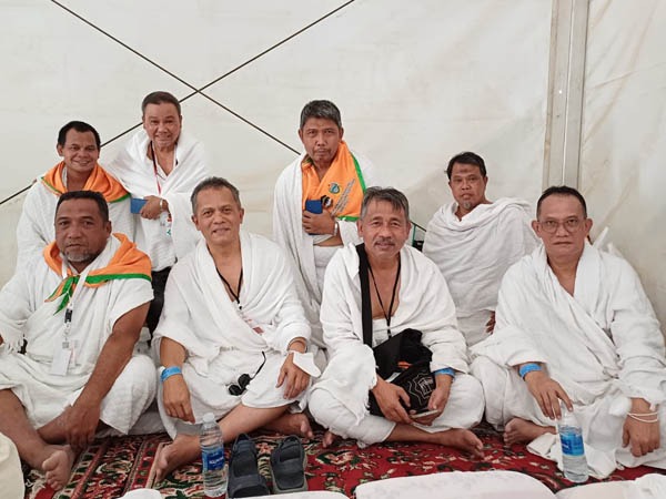 Jemaah Haji KBIH Pemprovsu Kloter 14 Tiba Di Arafah