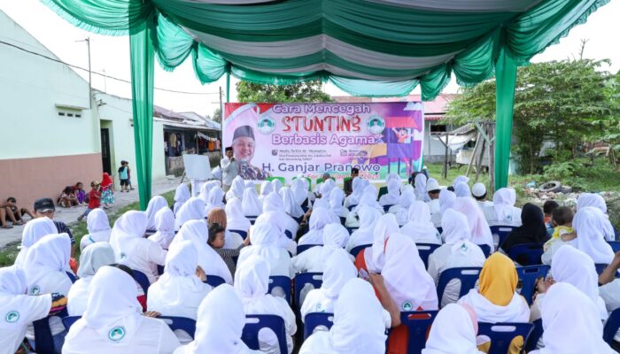Tuan Guru Ganjar Sumut Edukasi Warga Desa Cara Cegah Stunting
