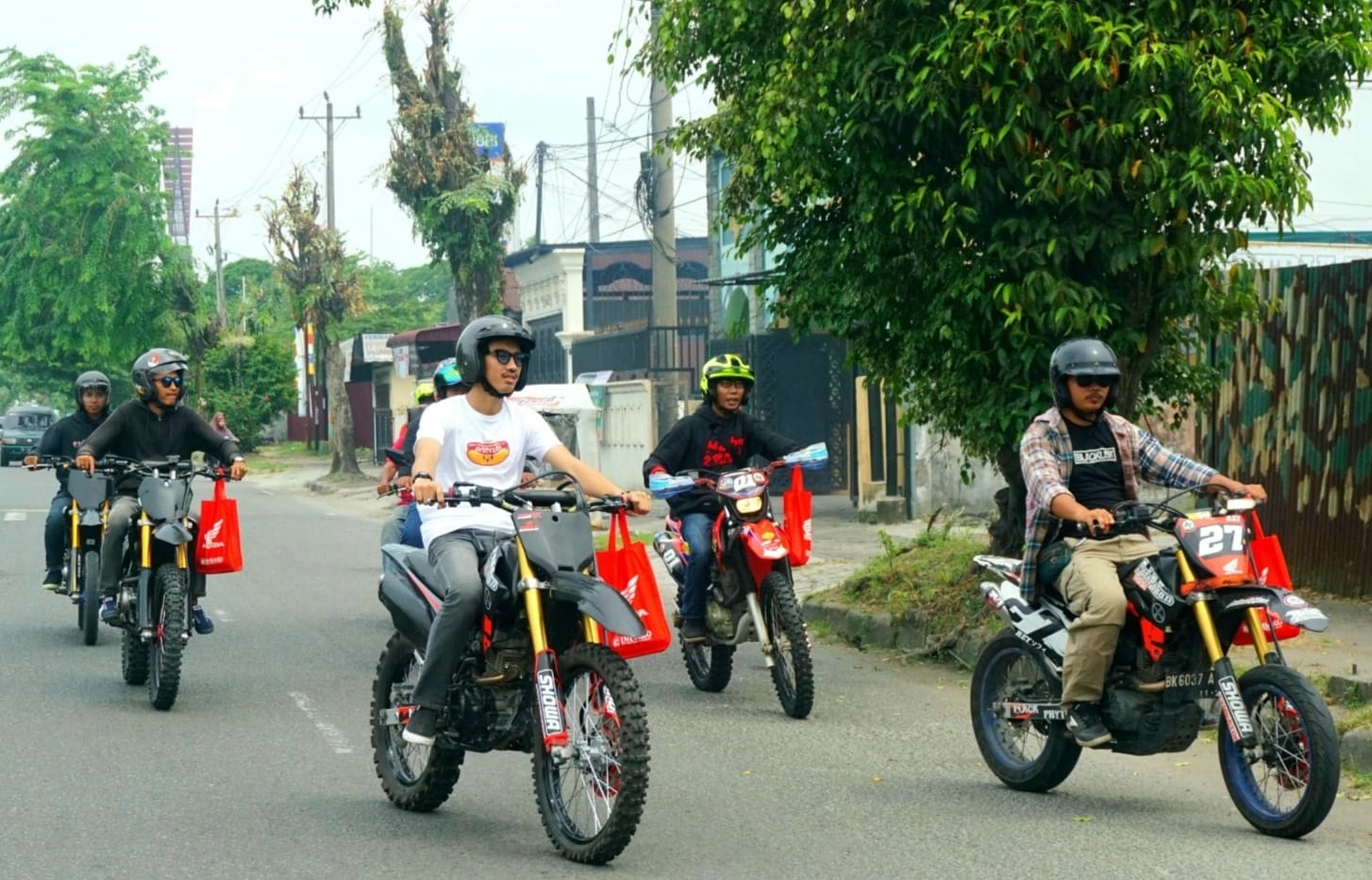 Honda Community MXGP Gathering 2023 Cara Bikers Honda Dukung Delvintor Berlaga