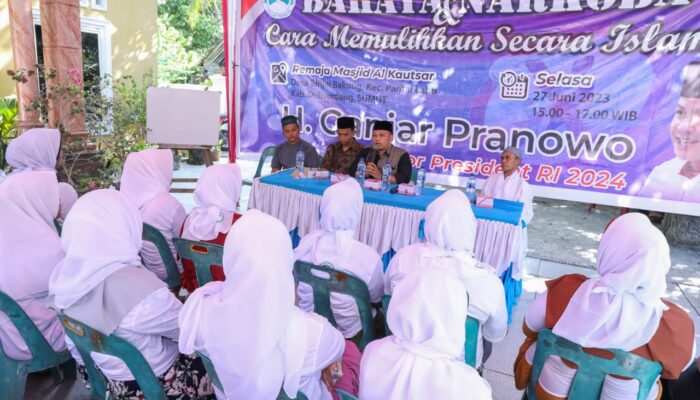 Tuan Guru Ganjar Adakan Penyuluhan dan Ajak Masyarakat Perangi Narkoba