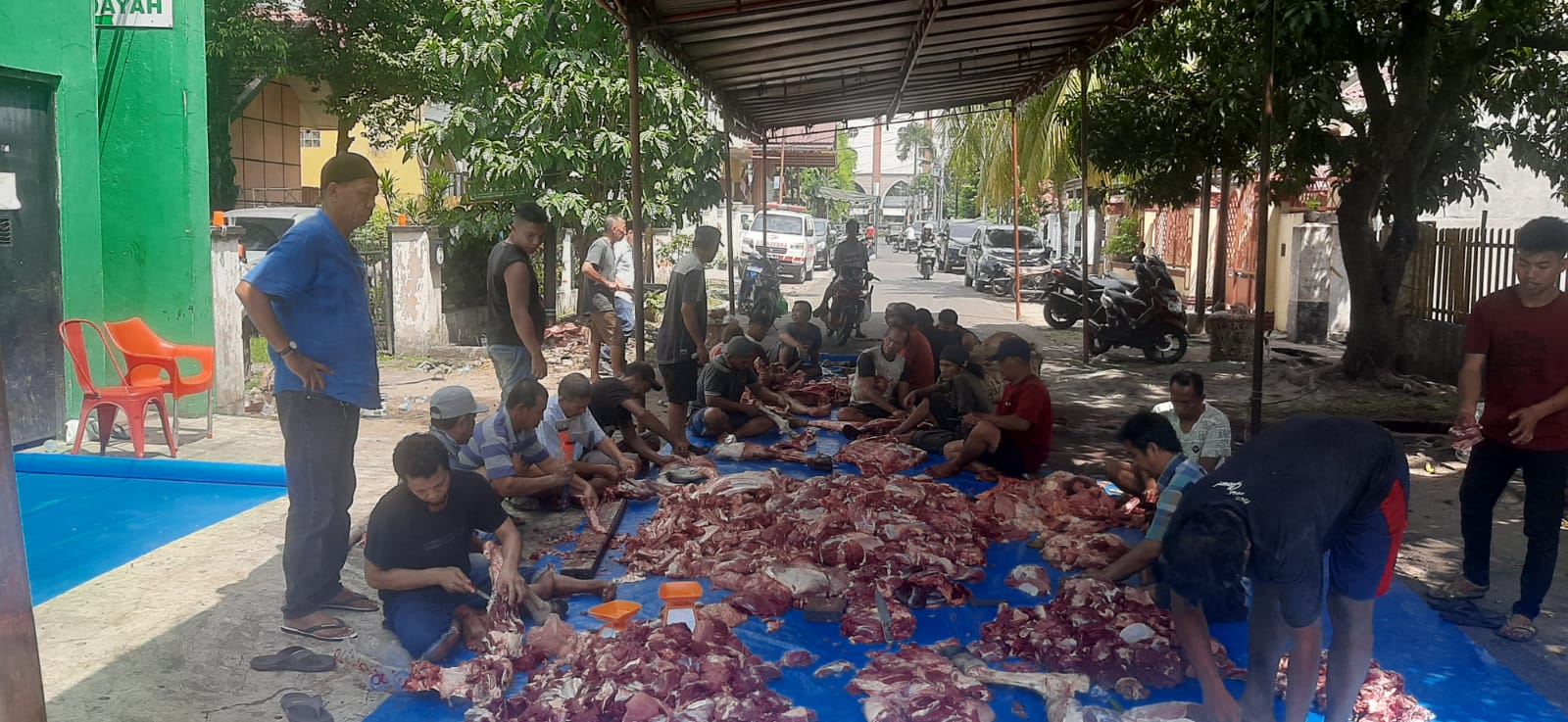 Alhamdulillah ! Idul Adha 1444 H, Ladon Sembelih 10 Hewan Kurban