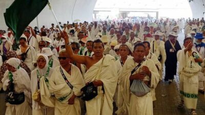 Foto-Foto Jemaah Sumut Dari Arafah Menuju Mina