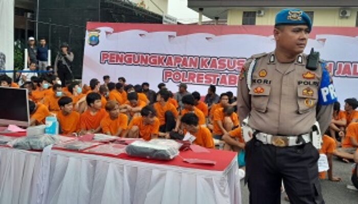 Polrestabes Tindak Tegas Pelaku Kejahatan Jalanan