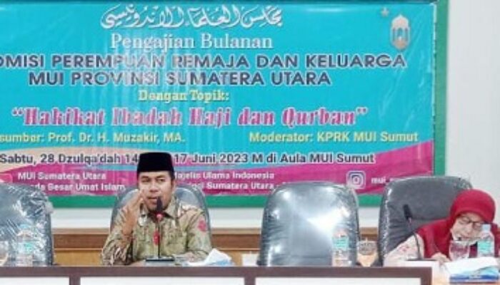 MUI Sumut Gelar Pengajian Bulanan Bahas Hakikat Haji Dan Kurban