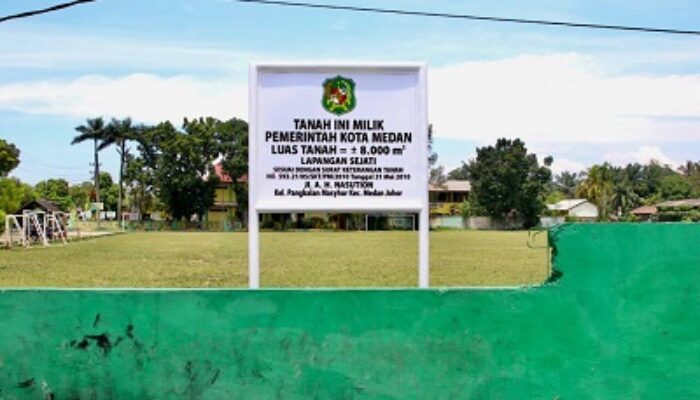 Pemko Medan Terima Sertifikat Hak Pakai Lapangan Sejati, Peruntukannya Tetap Sama Sebagai Ruang Terbuka Publik